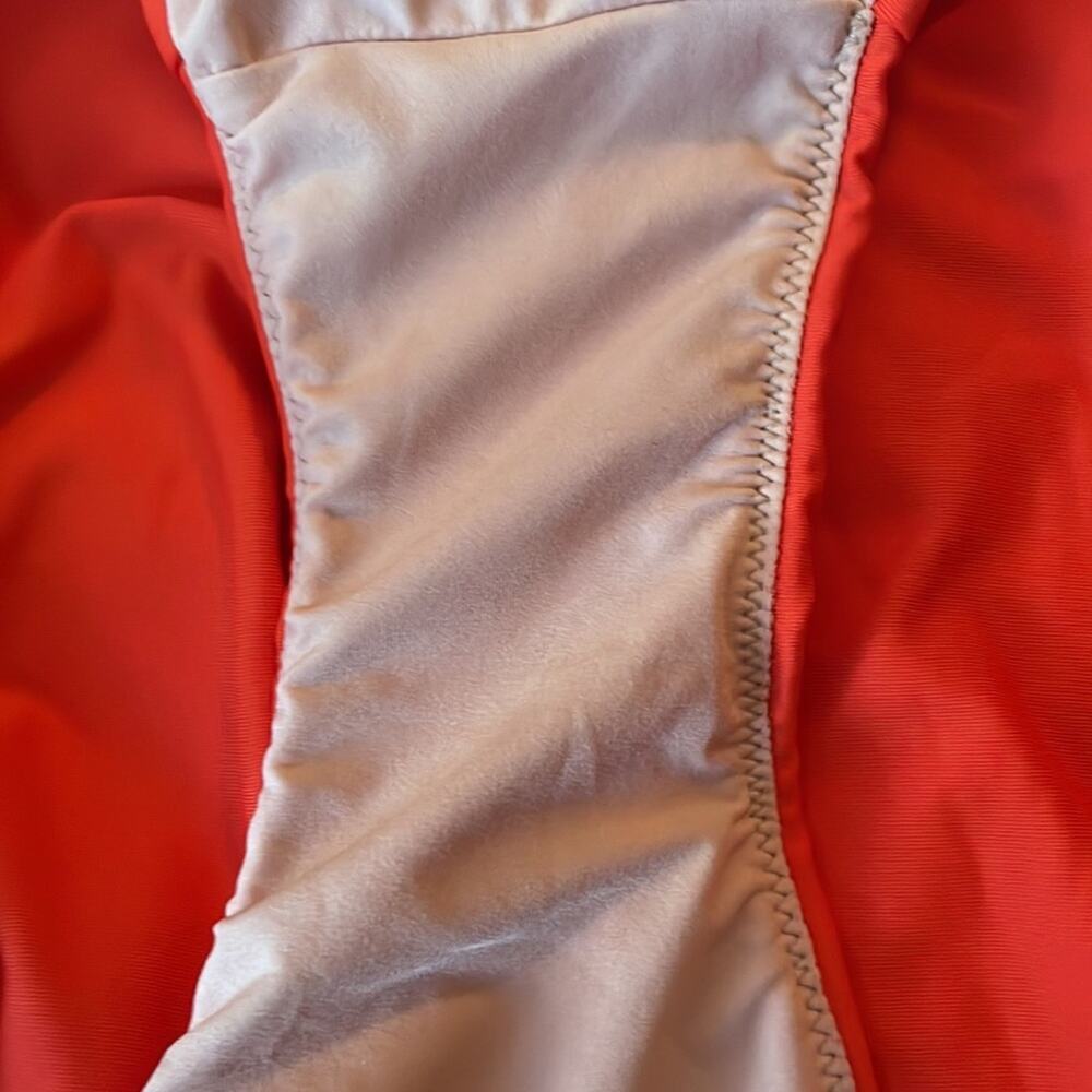 J. Crew Side Ring Bikini Bottoms Pumpkin Orange Size 3X - Picture 8 of 9